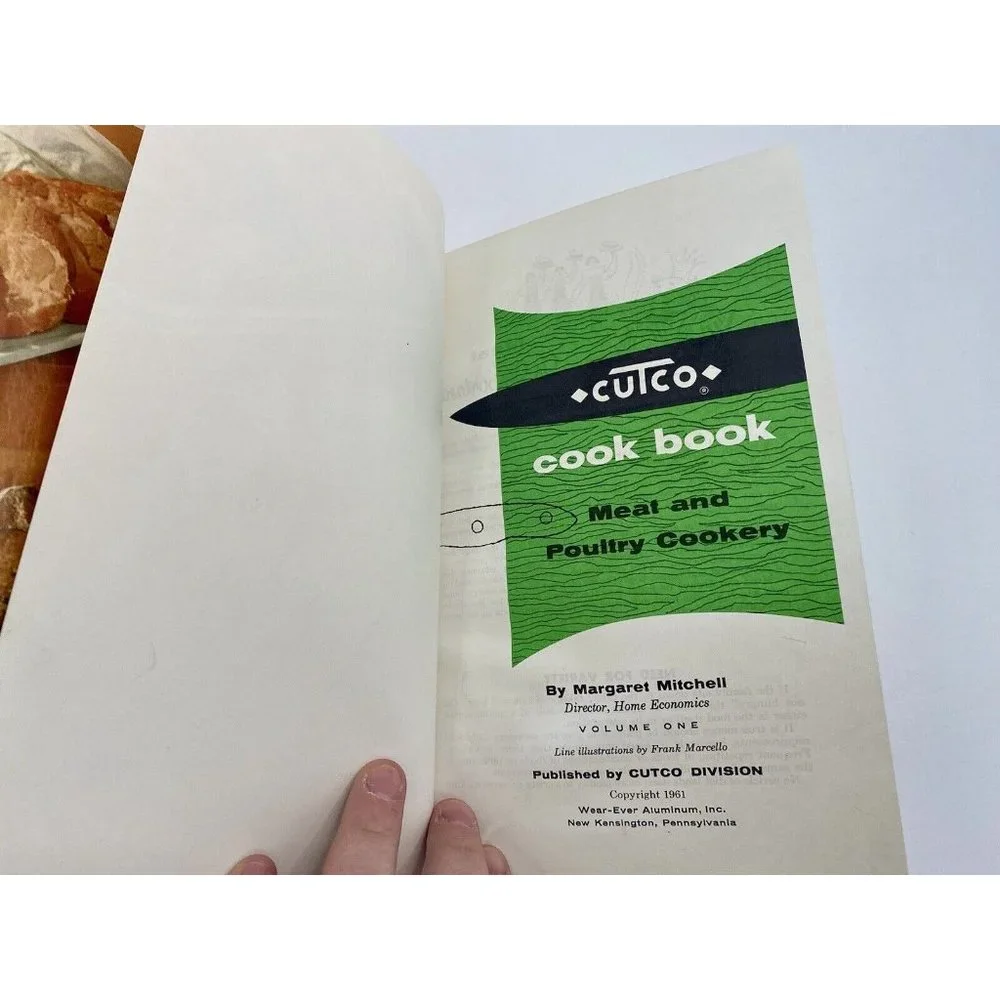Cutco Vintage Cook Book World's Finest Cutlery‎ 1961 Volume 1 Hardcover